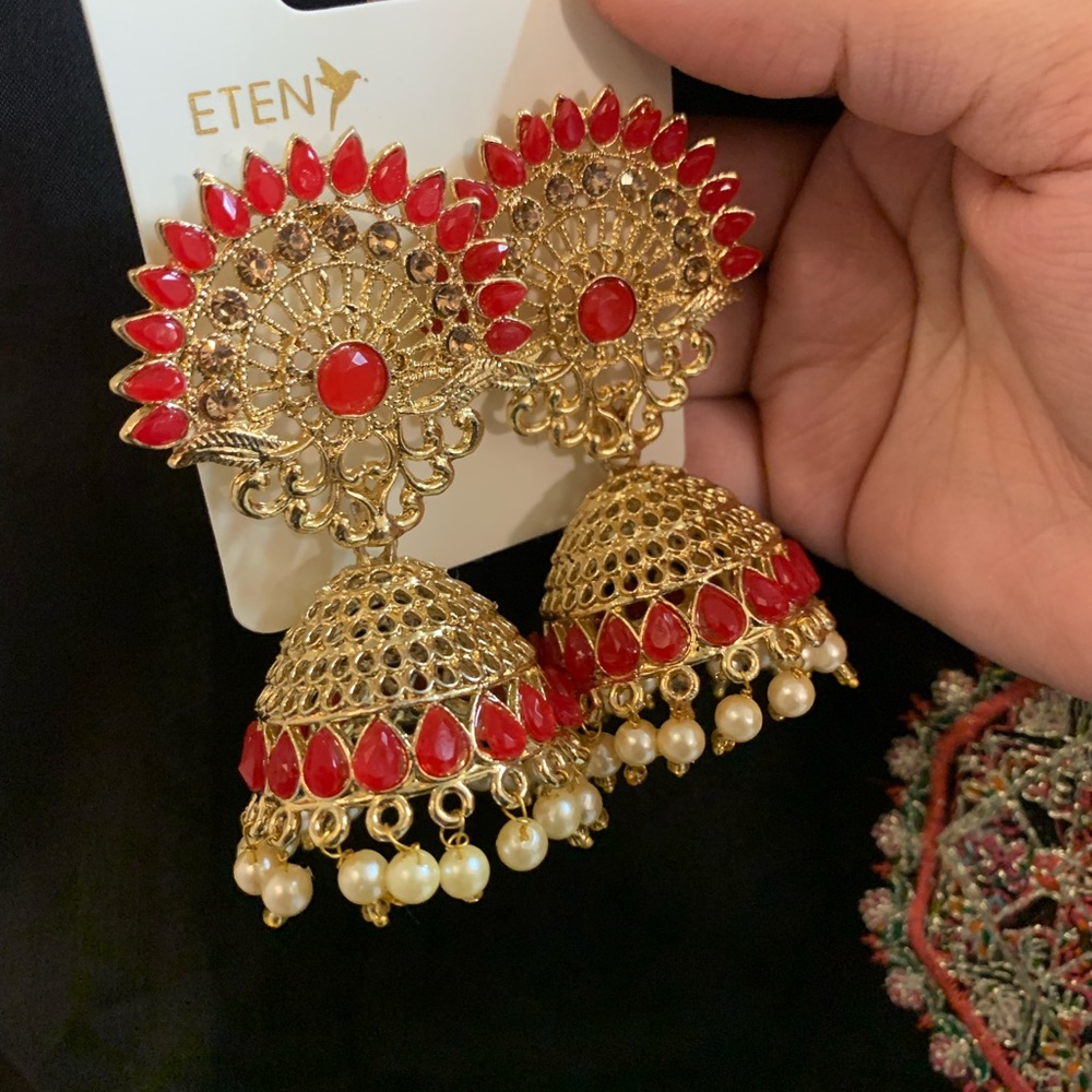 Pakistani indian earrings